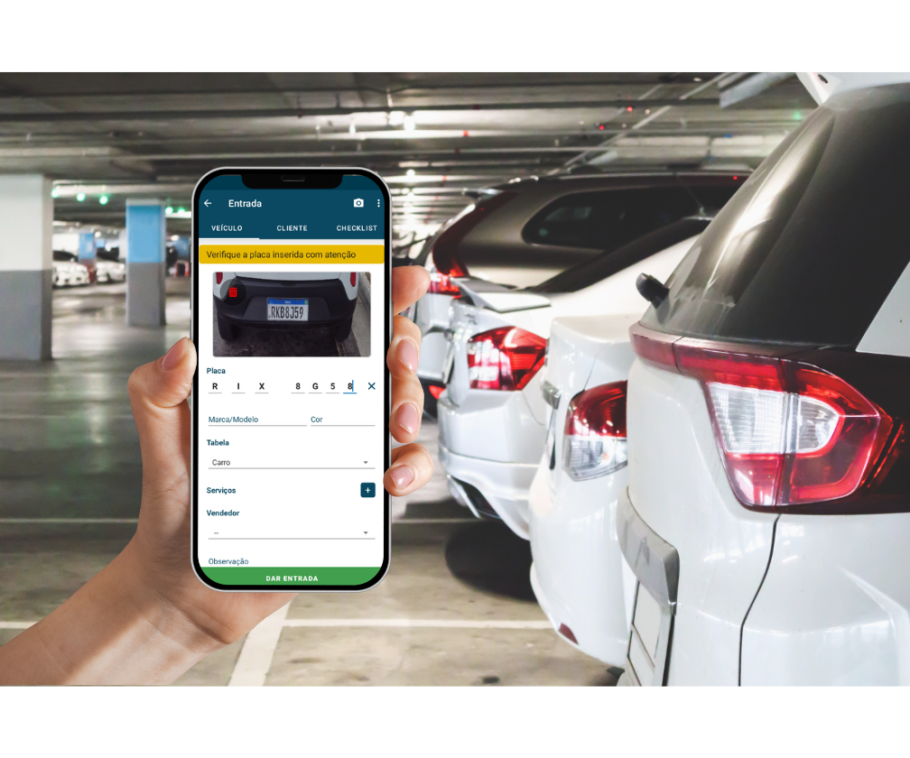 sistema para gestão de estacionamento