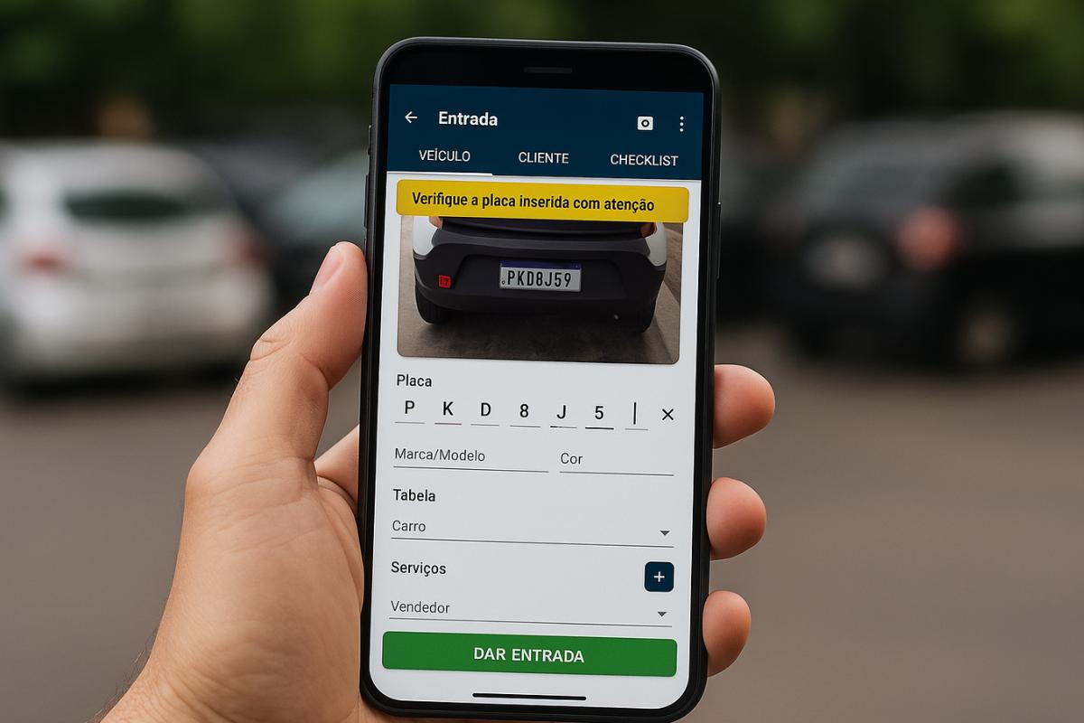 Aplicativo para estacionamento 