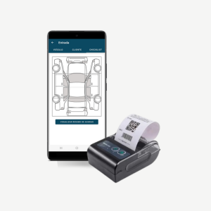 sistema para estacionamento com impressora